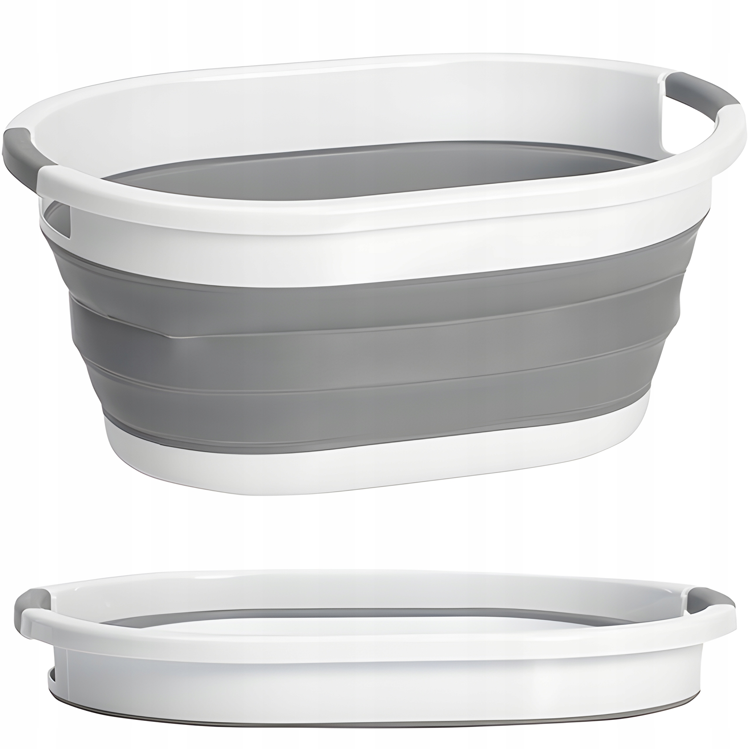 Home Gadget oválna misa, 25 l, biela, odtiene sivej